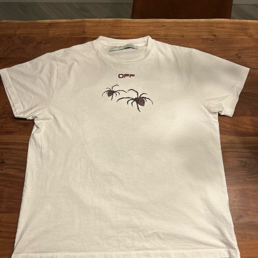 Off-White Arachno men’s White Graphic T-Shirt